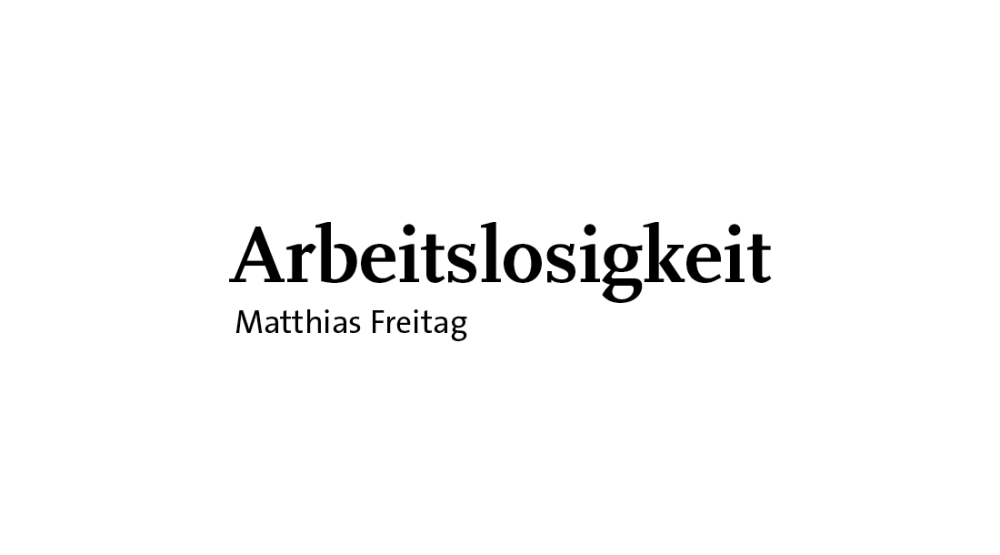 Arbeitslosigkeit