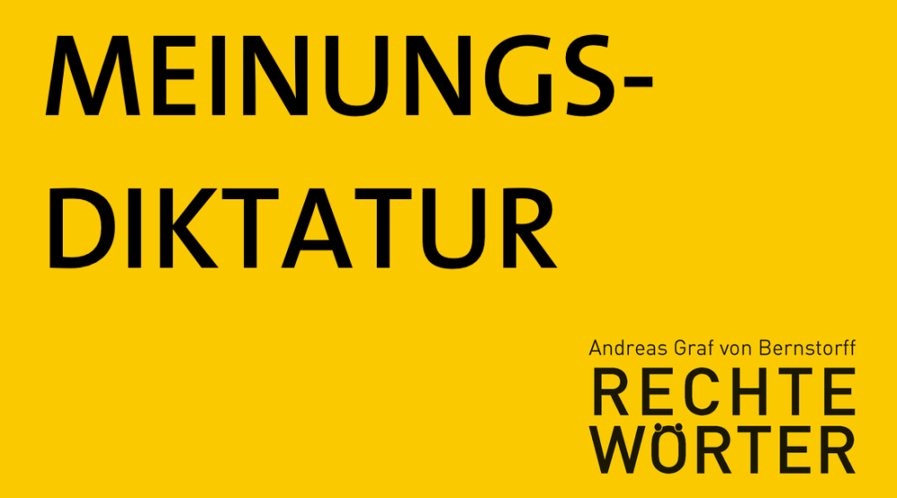 Meinungsdiktatur