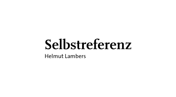 Selbstreferenz