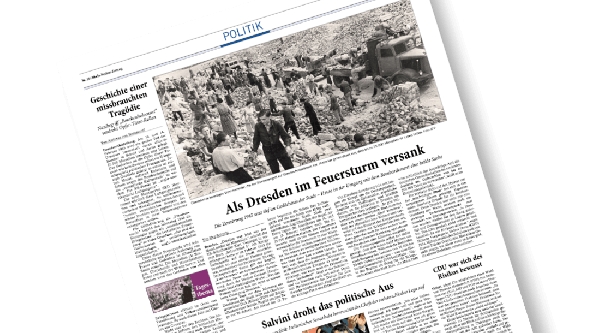 Andreas von Bernstorff in der Rhein Neckar Zeitung