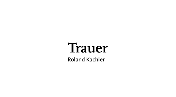 Trauer