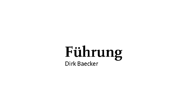 Führung