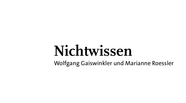 Nichtwissen