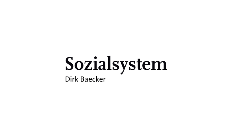 Sozialsystem
