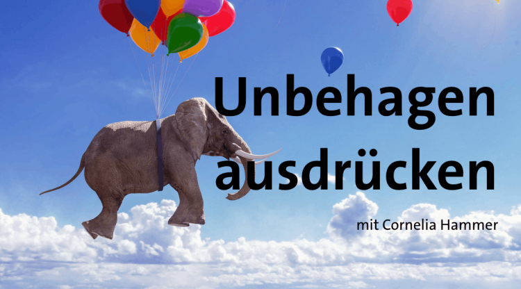 Unbehagen ausdrücken