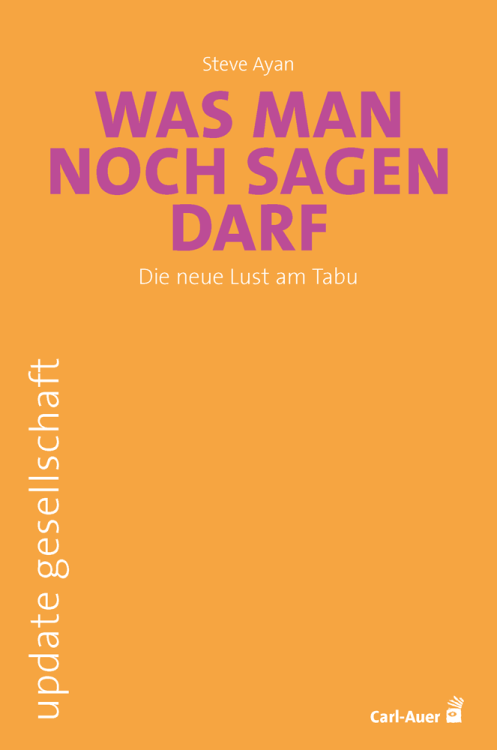Umschlag:Was man noch sagen darf