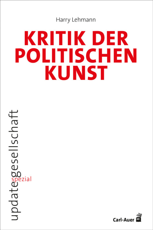 Umschlag:Kritik der politischen Kunst