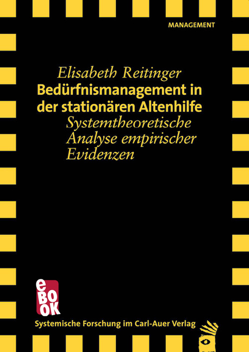 Umschlag:Bedürfnismanagement in der stationären Altenhilfe