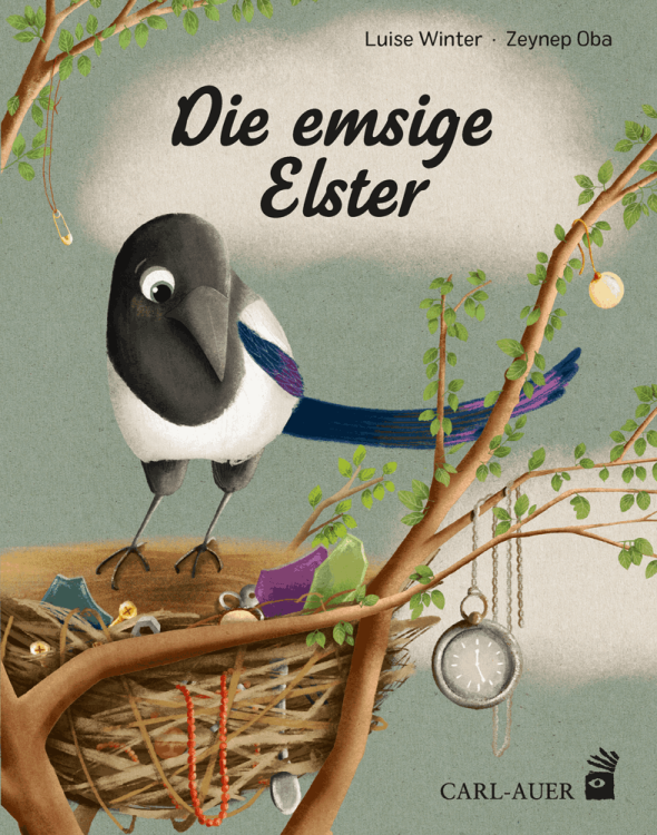 Umschlag:Die emsige Elster