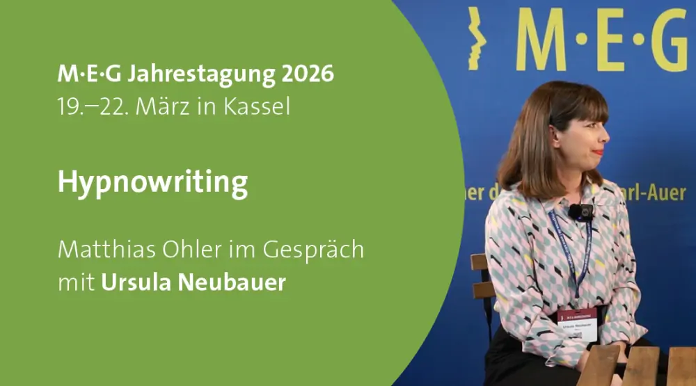 Hypnowriting – Ursula Neubauer beim #HypnoTalk | M·E·G Jahrestagung 2026