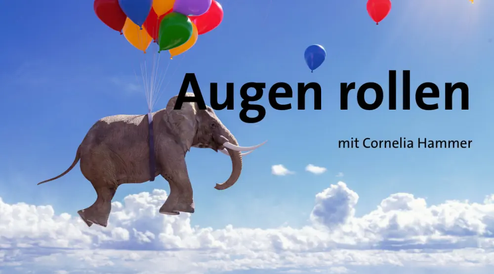 Augen rollen