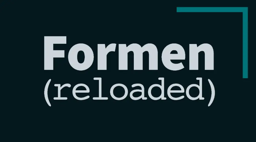 Vorbemerkung zu „Formen (reloaded)“