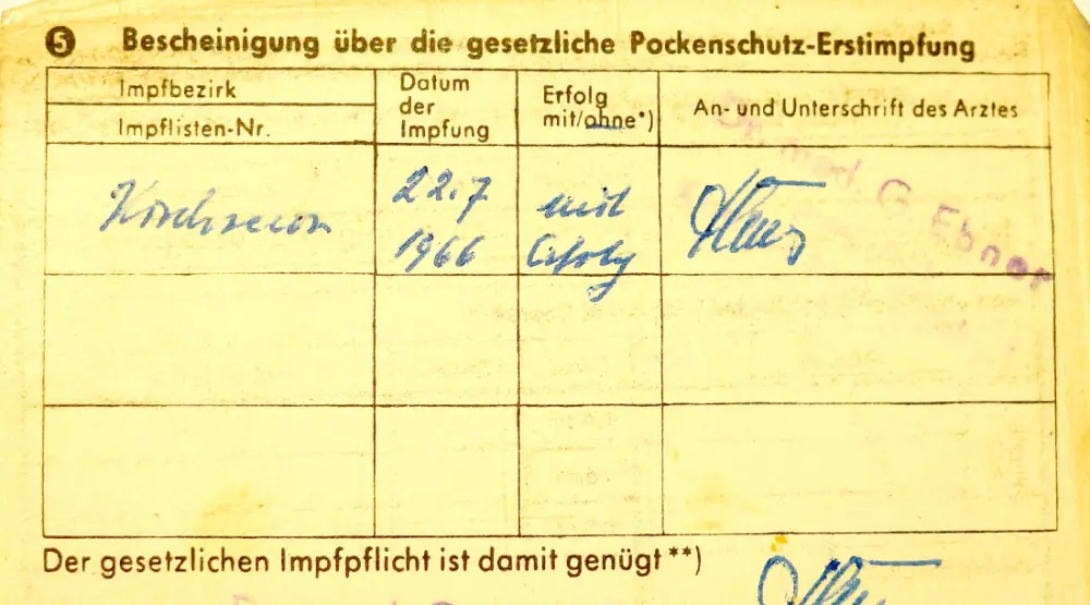 Impf- und andere Pflichten