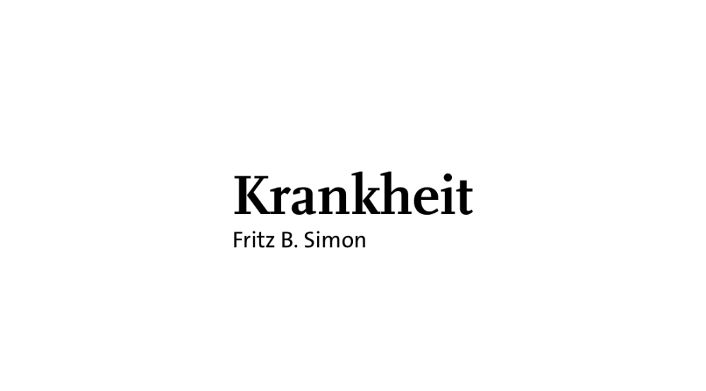 Krankheit