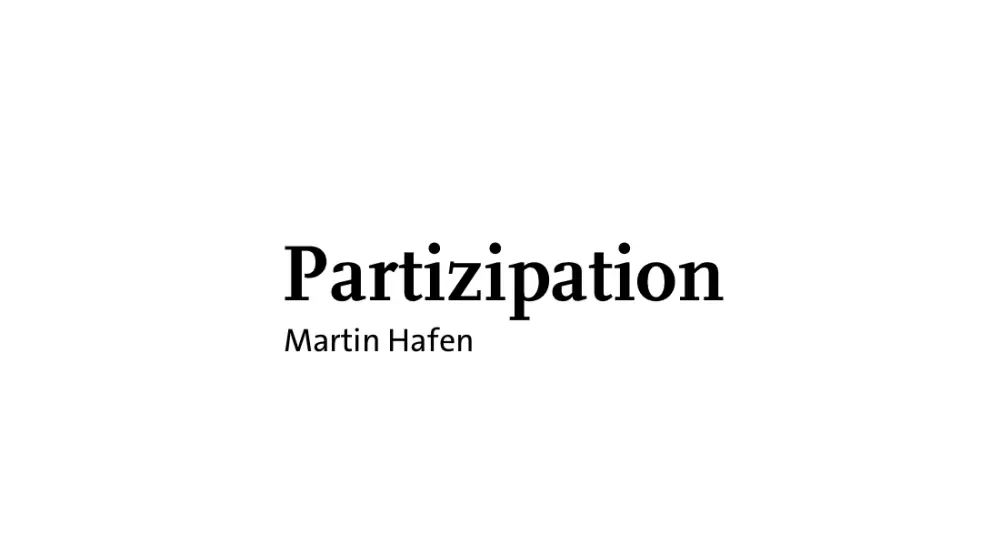 Partizipation