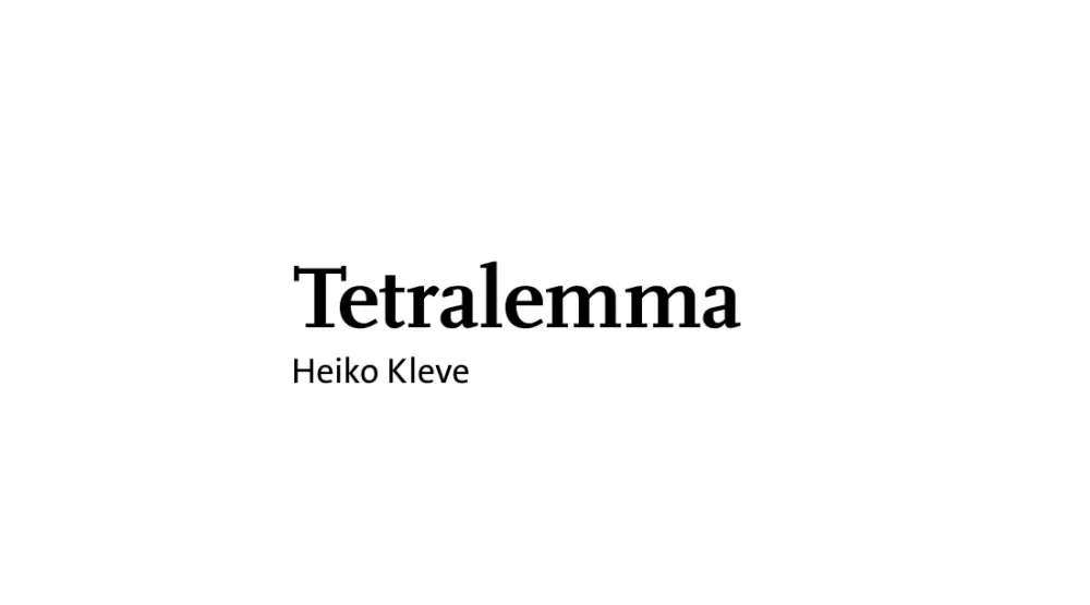 Tetralemma