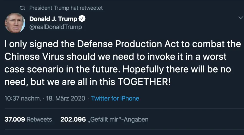 Kriegsrhetorik