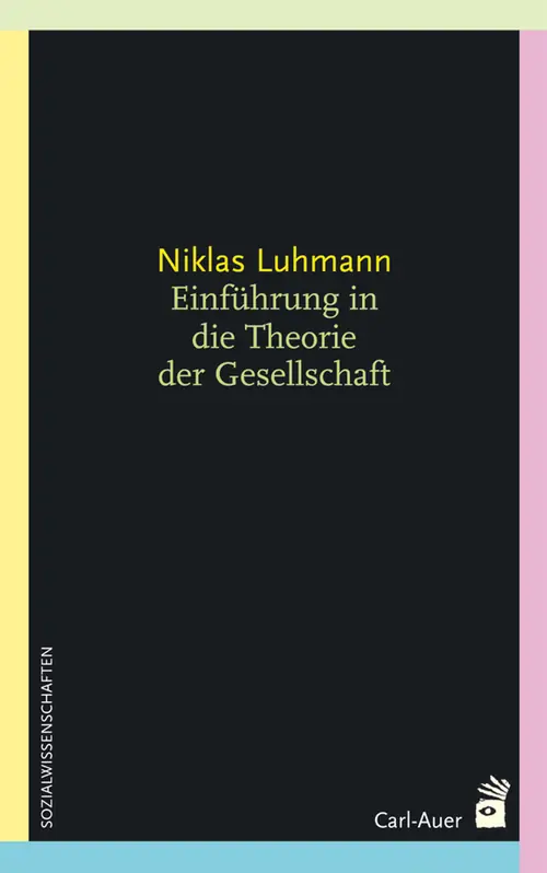 Umschlag:Einführung in die Theorie der Gesellschaft