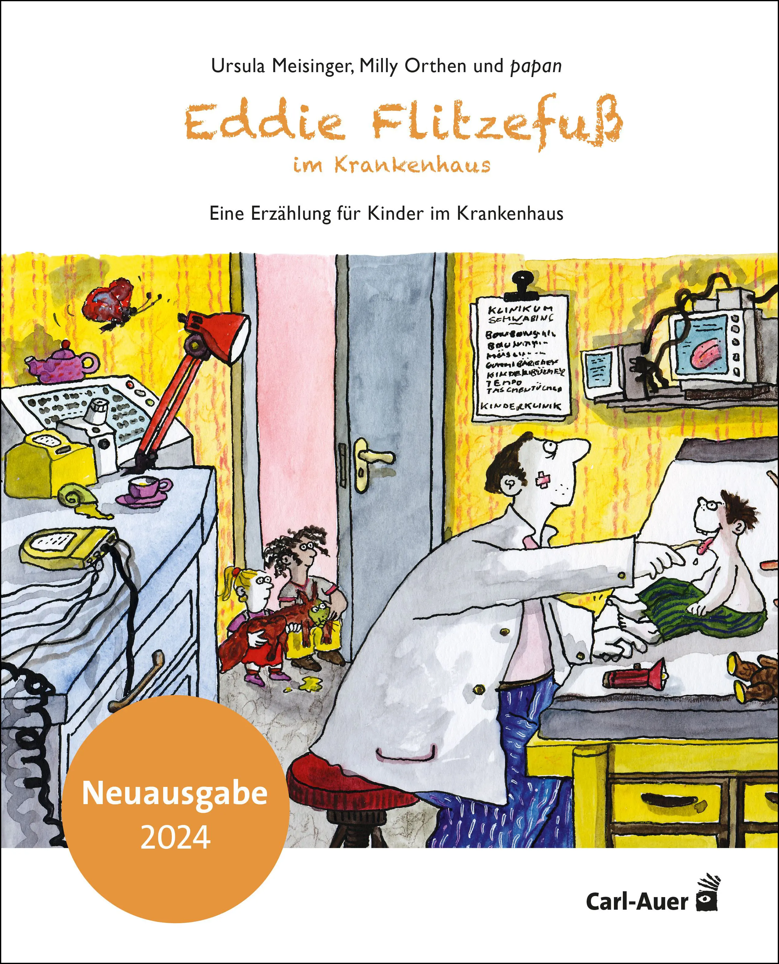 Umschlag:Eddie Flitzefuß im Krankenhaus