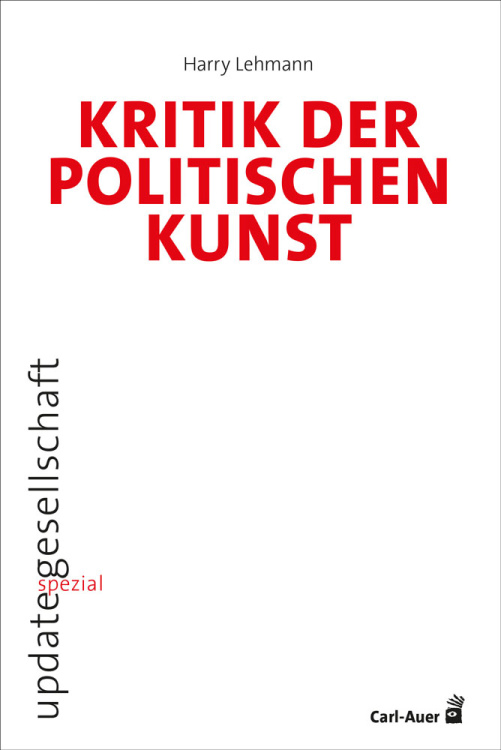 Umschlag:Kritik der politischen Kunst
