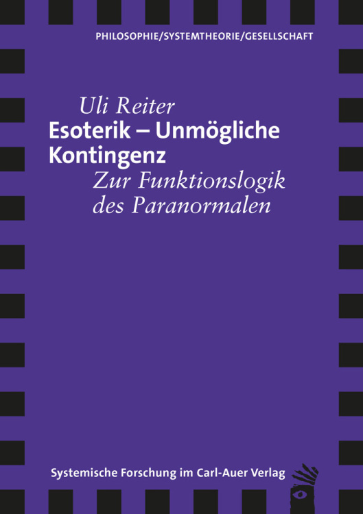 Umschlag:Esoterik – Unmögliche Kontingenz