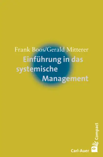 Umschlag:Einführung in das systemische Management