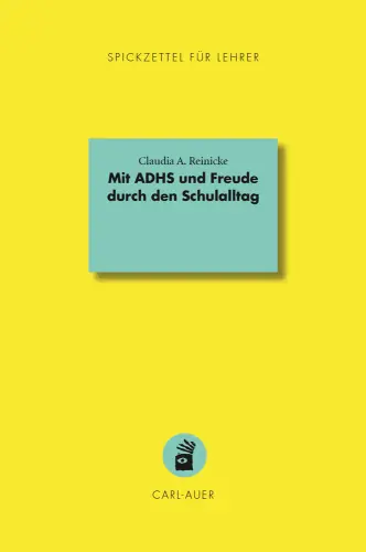 Umschlag:Mit ADHS und Freude durch den Schulalltag