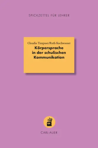 Umschlag:Körpersprache in der schulischen Kommunikation