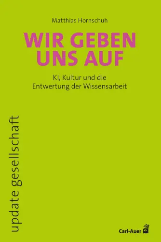 Umschlag:Wir geben uns auf