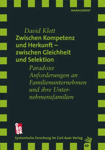Umschlag:Zwischen Kompetenz und Herkunft – zwischen Gleichheit und Selektion