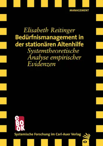 Umschlag:Bedürfnismanagement in der stationären Altenhilfe