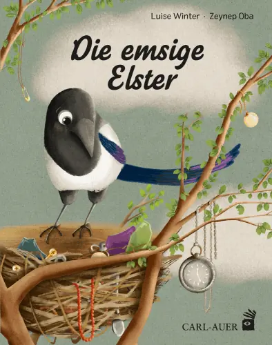 Umschlag:Die emsige Elster