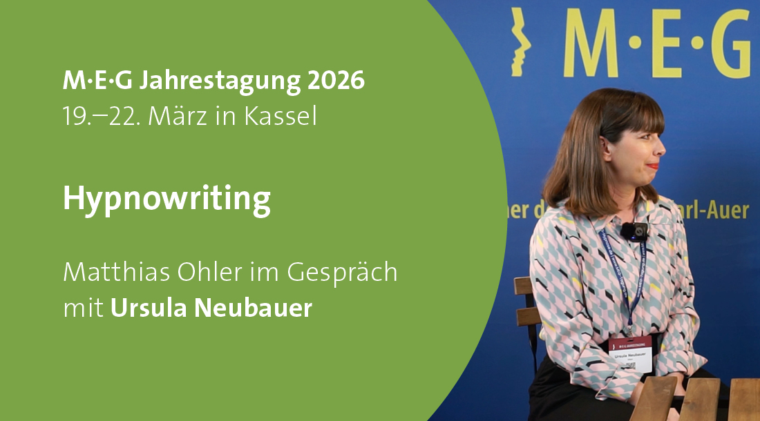 Hypnowriting – Ursula Neubauer beim #HypnoTalk | M·E·G Jahrestagung 2026