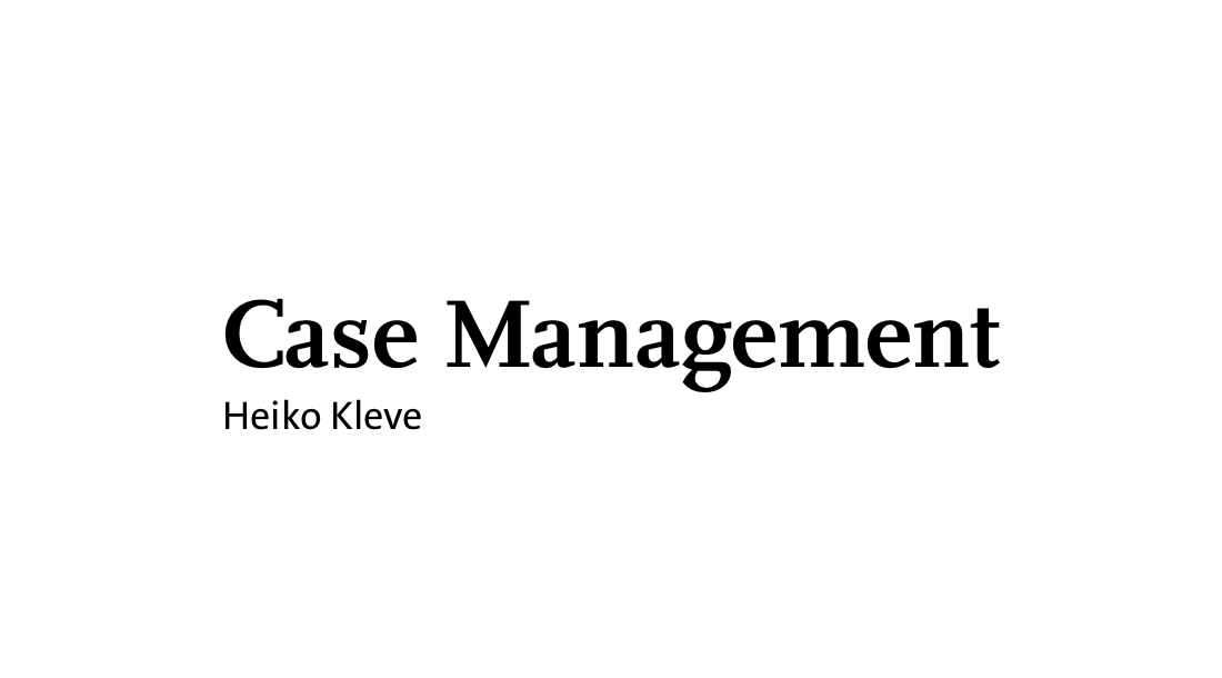 Case Management