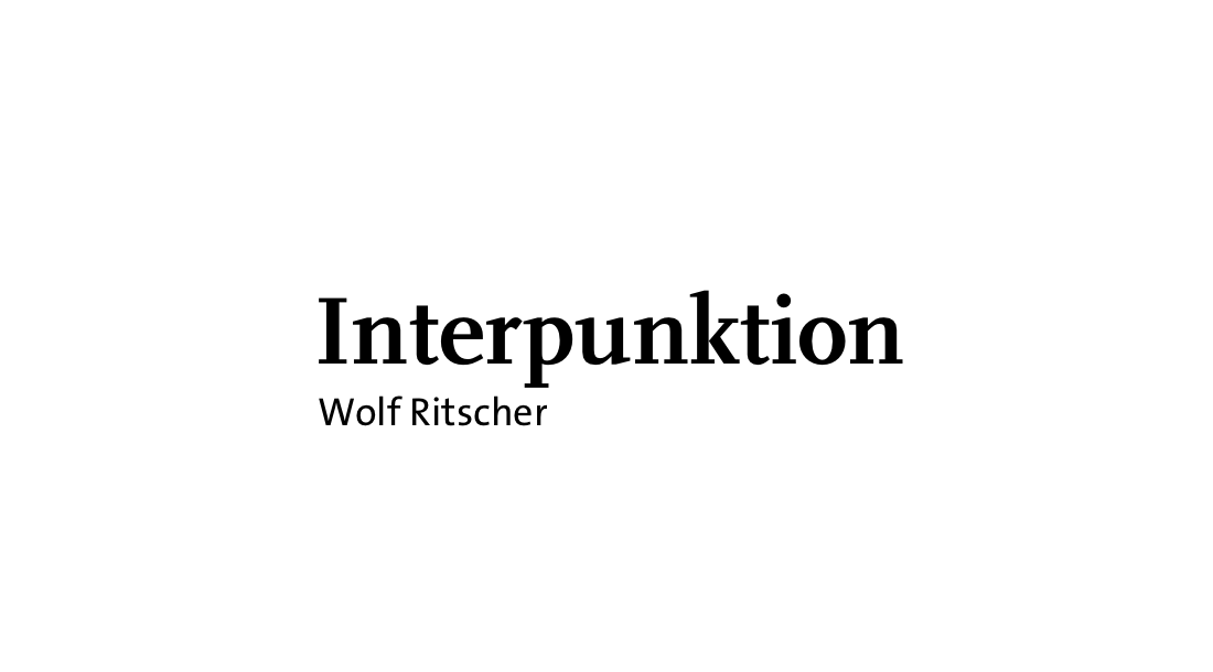 Interpunktion