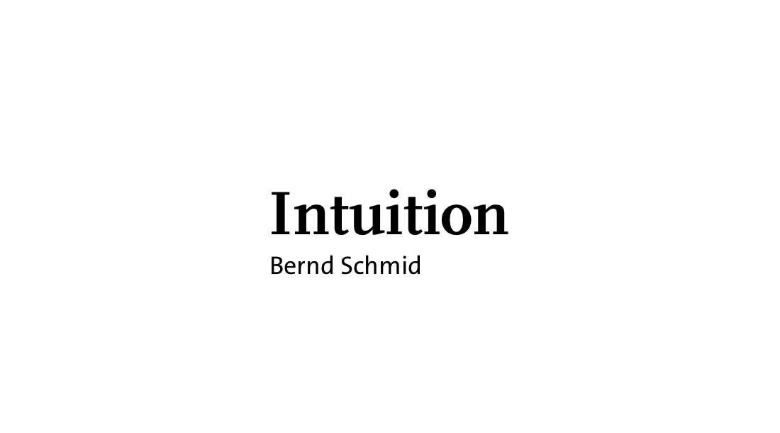 Intuition