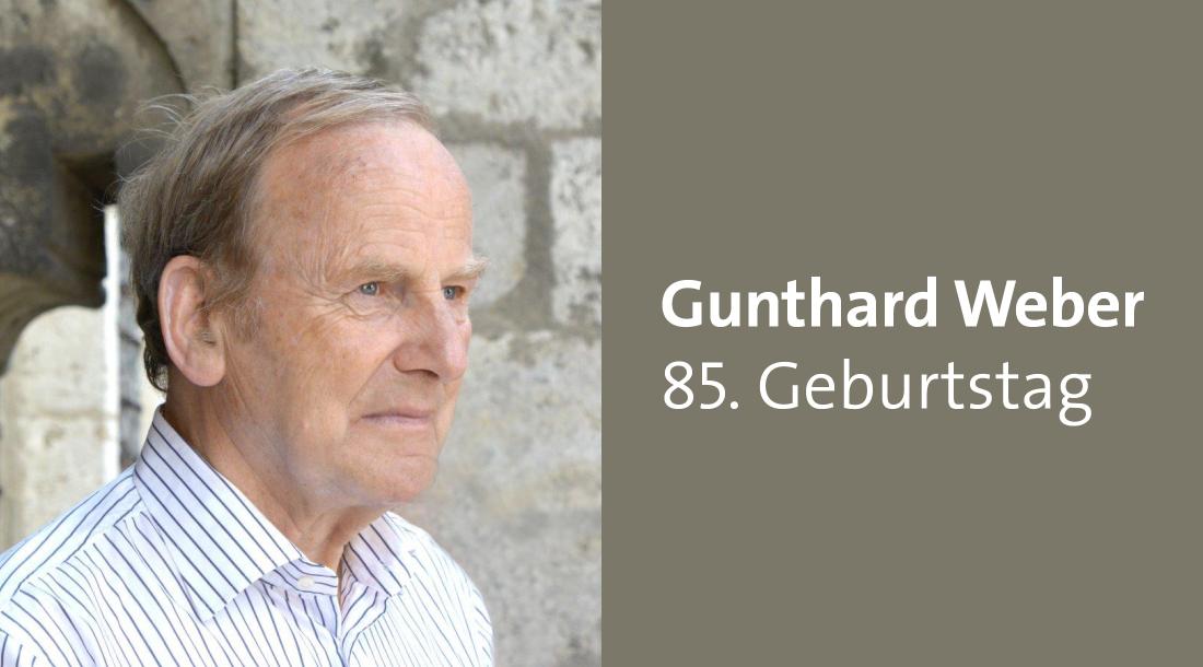 Gunthard Weber – oder: Auf dem Weg bleiben